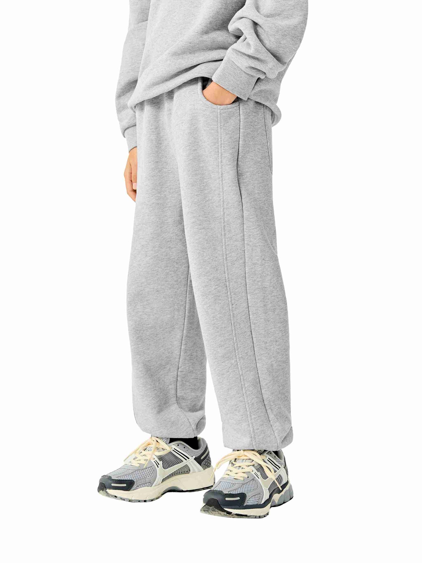 Essential Kids' Fleece Jogged Sweatpants - Tribemodeplus