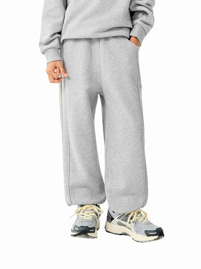 Essential Kids' Fleece Jogged Sweatpants - Tribemodeplus