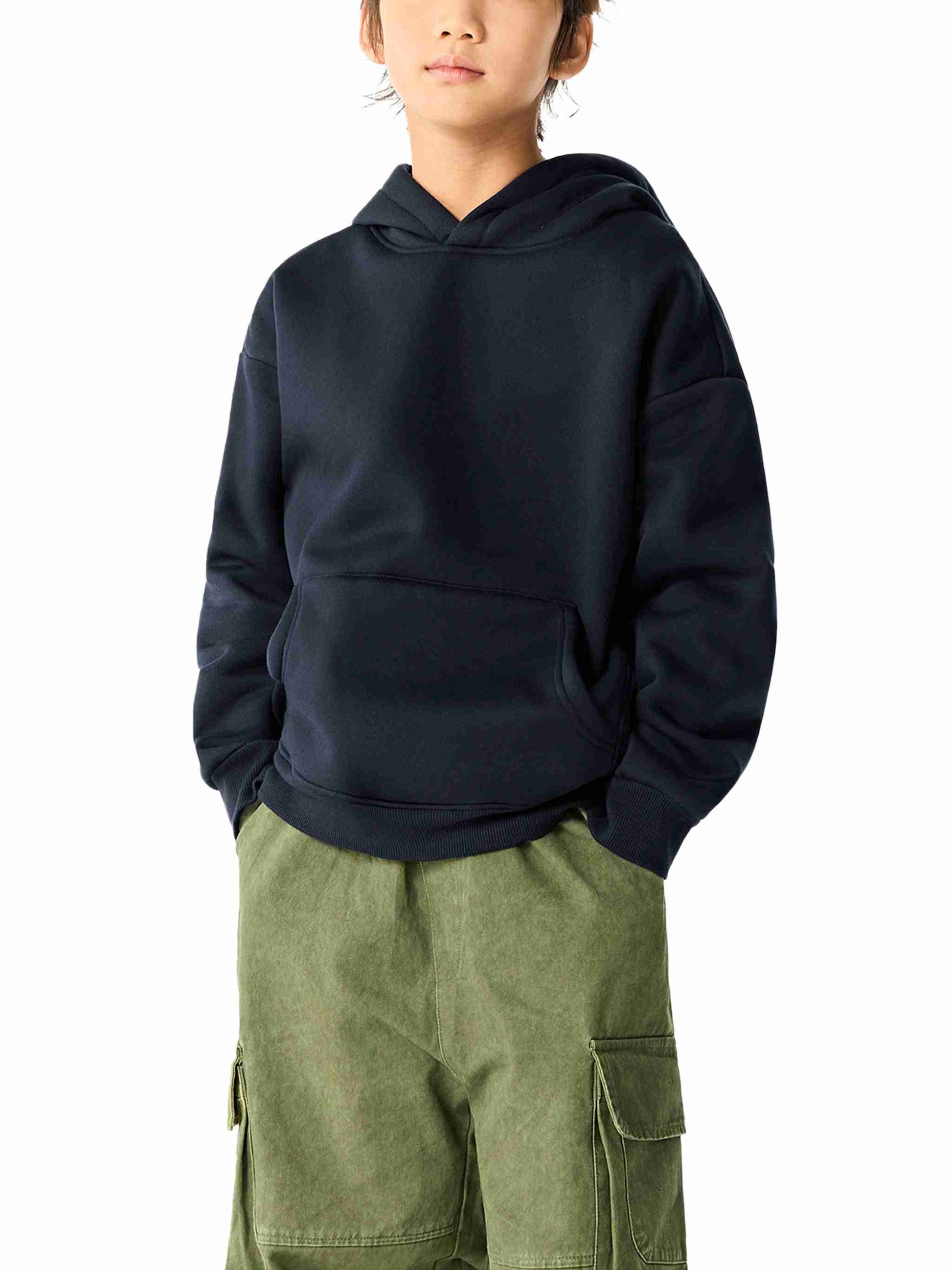 Essential Kids' Fleece Hoodie - Tribemodeplus