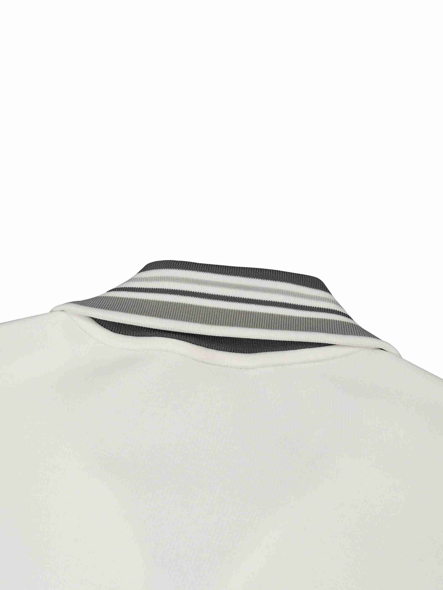 Striped Rib Collar Zip Jacket - Tribemodeplus
