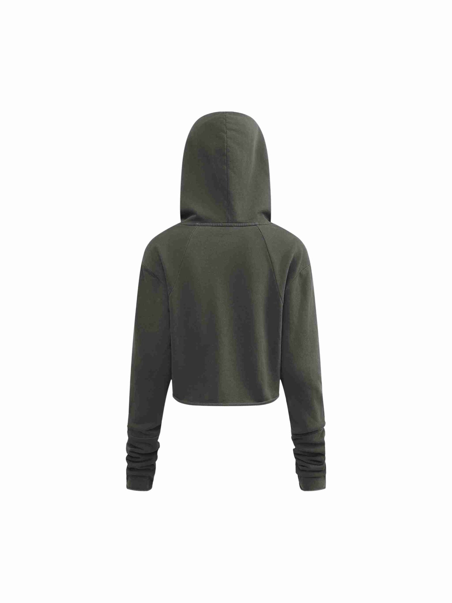 Vintage Washed Raw Edge Hoodie - Tribemodeplus