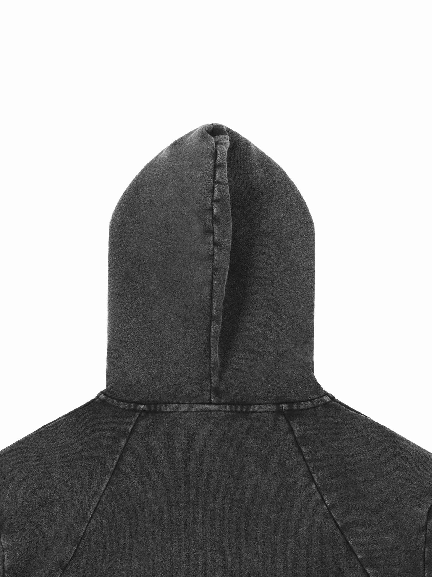 Vintage Washed Raw Edge Hoodie - Tribemodeplus