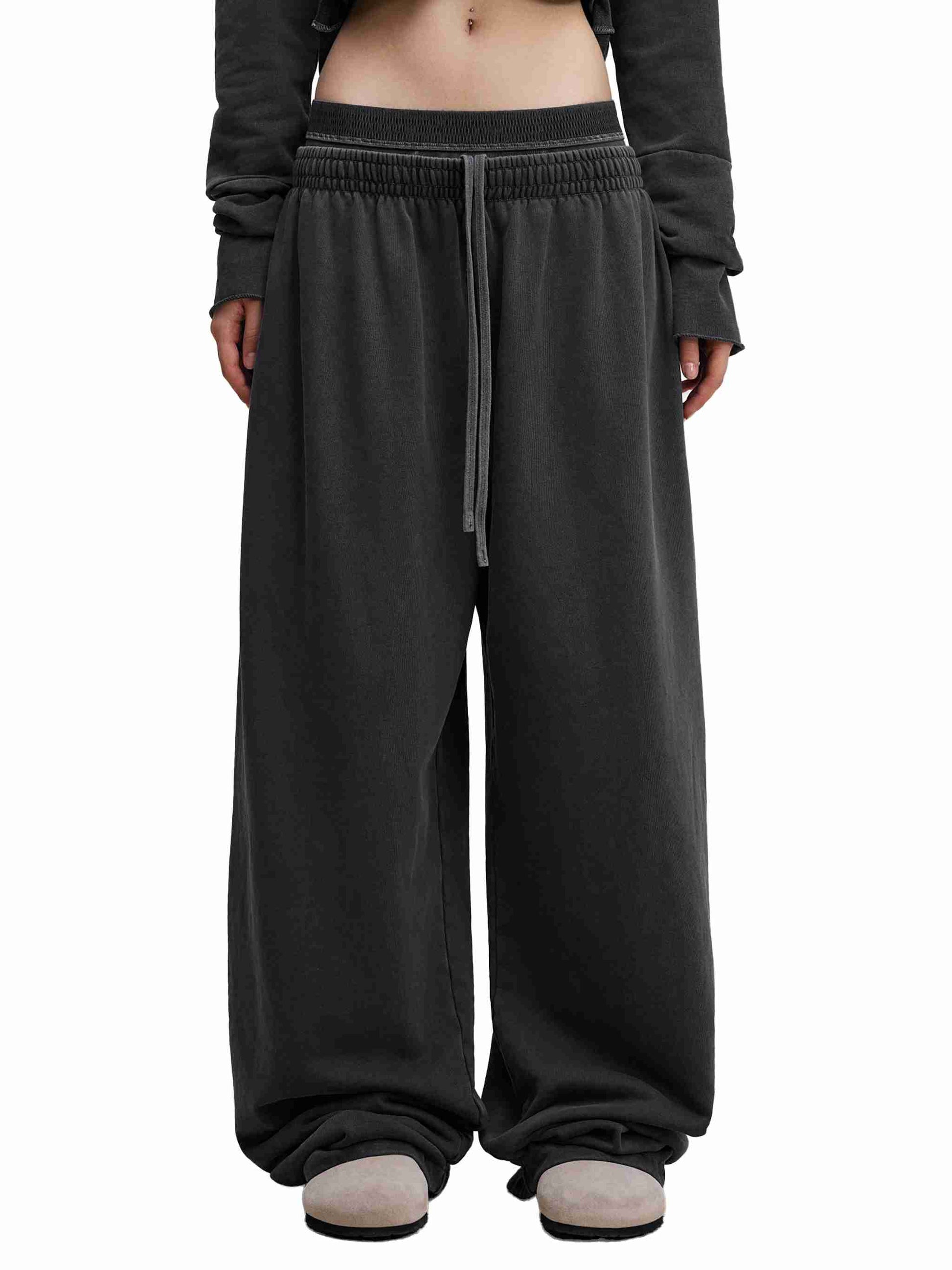 Vintage Washed Waist Pants - Tribemodeplus