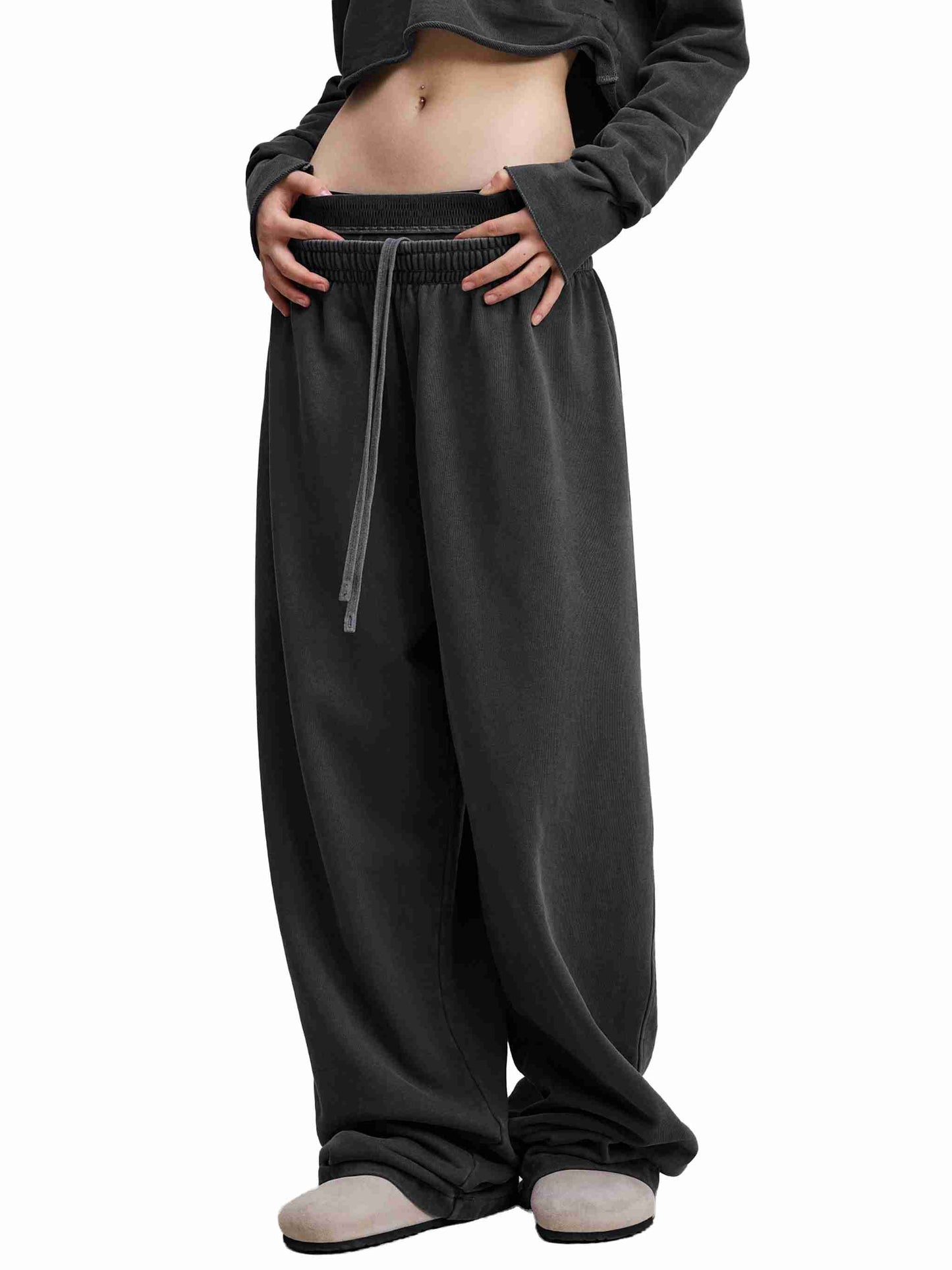 Vintage Washed Waist Pants - Tribemodeplus