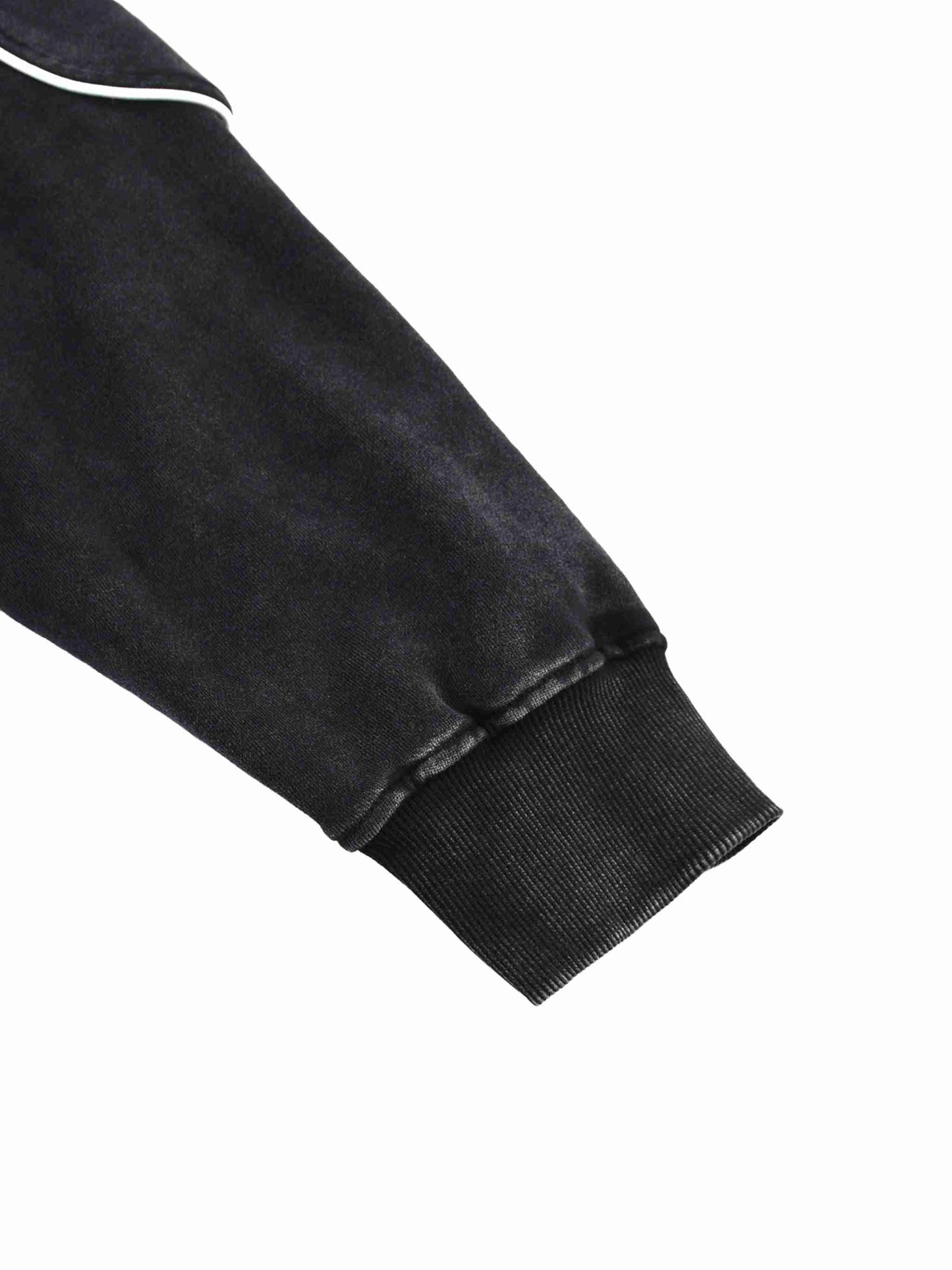 Mineral Wash Piping Raw Hem Sweatshirt - Tribemodeplus